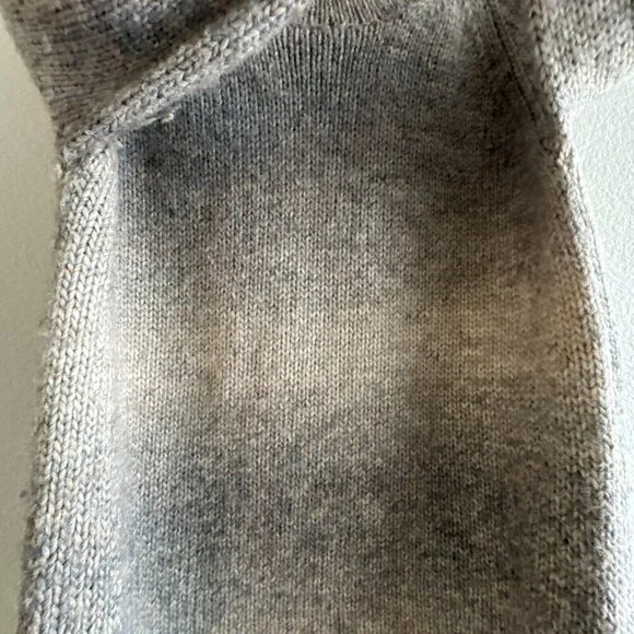 Wilfred Aritzia Alpaca blend Cowl Neck Oversized Ombre Beige Grey Sweater Small - Picture 3 of 9